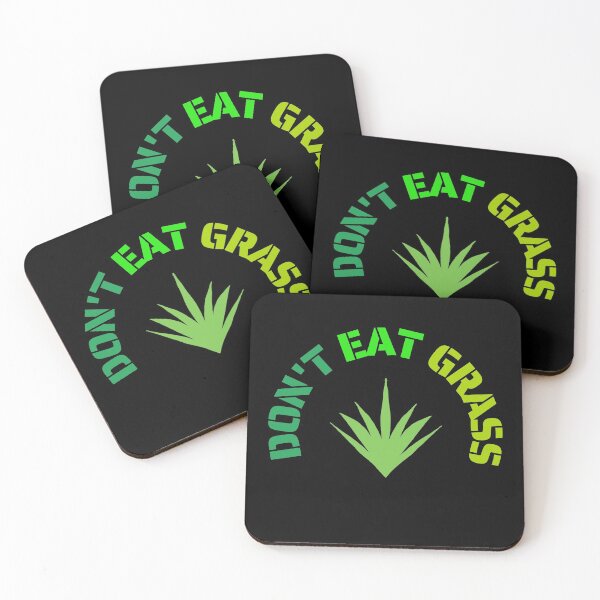 Item preview, Don't Eat Grass designed and sold by Brat-Cat-Shirts.