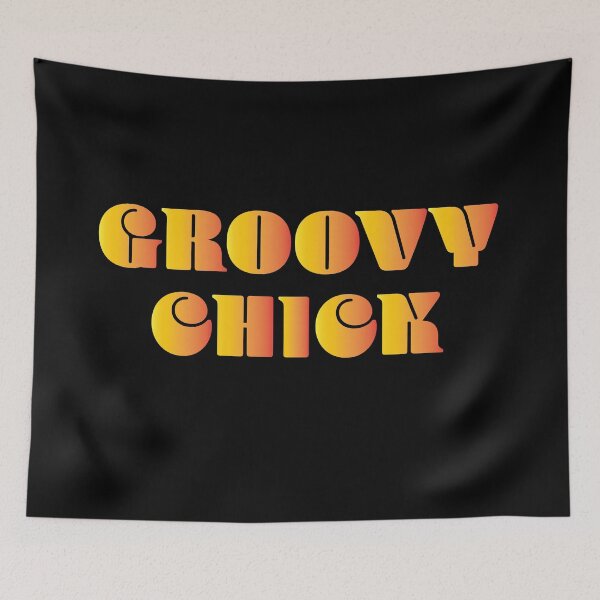 Item preview, groovy chick designed and sold by cKlears.