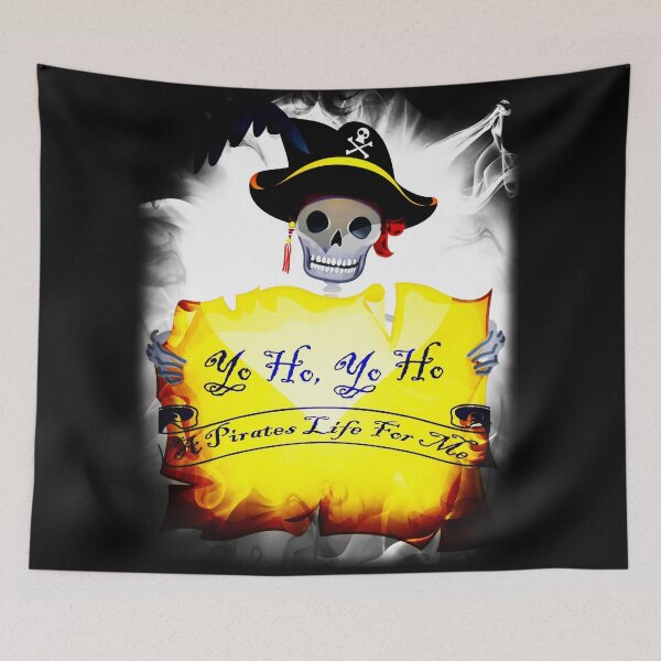 Item preview, Yo Ho Ho A Pirate's Life For Me Print designed and sold by Mary Riley.