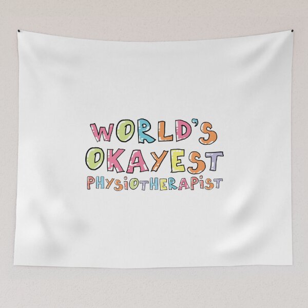 Item preview, World's Okayest Physiotherapist Gift Idea designed and sold by betternotes.