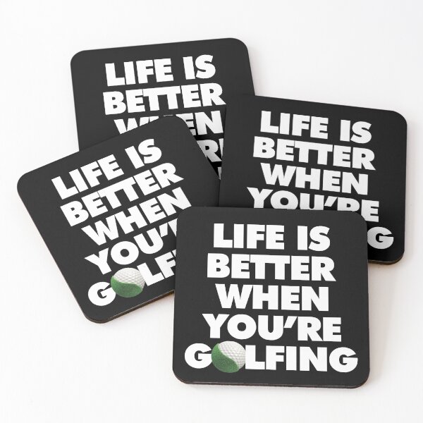 Item preview, Life is better when you are golfing Funny Golfer saying Quote designed and sold by elhefe.