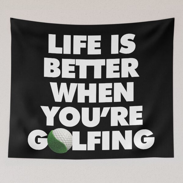 Item preview, Life is better when you are golfing Funny Golfer saying Quote designed and sold by elhefe.