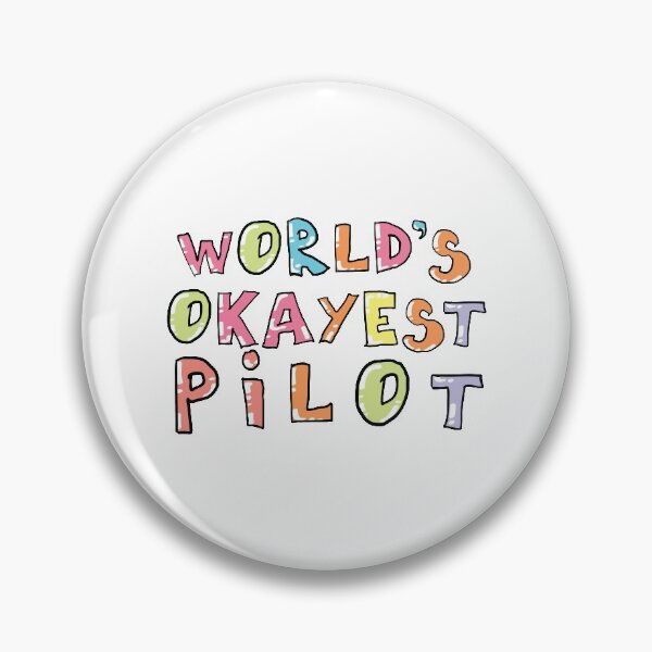 Item preview, World's Okayest Pilot Gift Idea designed and sold by betternotes.