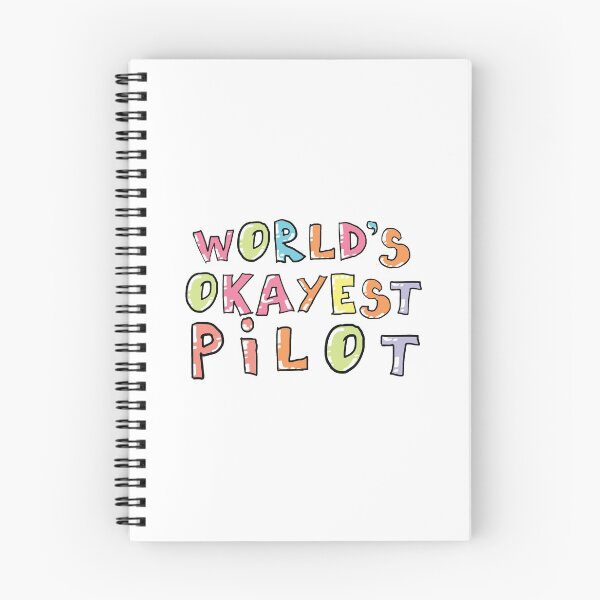 Item preview, World's Okayest Pilot Gift Idea designed and sold by betternotes.