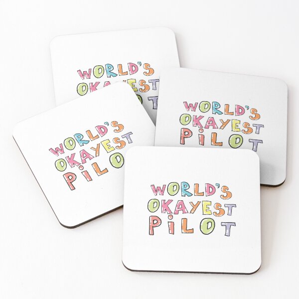 Item preview, World's Okayest Pilot Gift Idea designed and sold by betternotes.