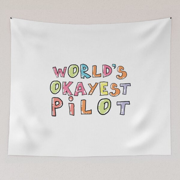 Item preview, World's Okayest Pilot Gift Idea designed and sold by betternotes.