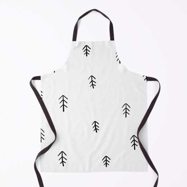 Item preview, Cute black and white fur trees pattern for Merry Christmas, happy New Year designed and sold by MangoFun.