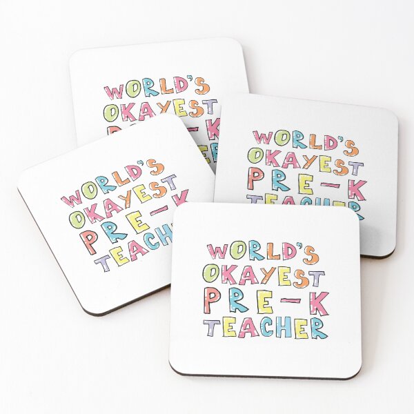 Item preview, World's Okayest Pre-K Teacher Gift Idea designed and sold by betternotes.