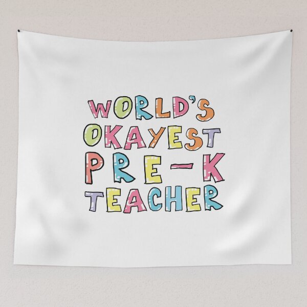 Item preview, World's Okayest Pre-K Teacher Gift Idea designed and sold by betternotes.