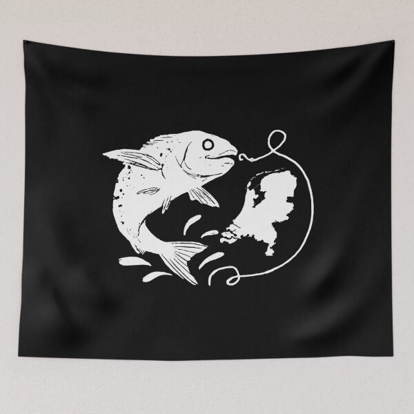 Item preview, Holland fishing gift for fisherman surf fishing designed and sold by Nessshirts.