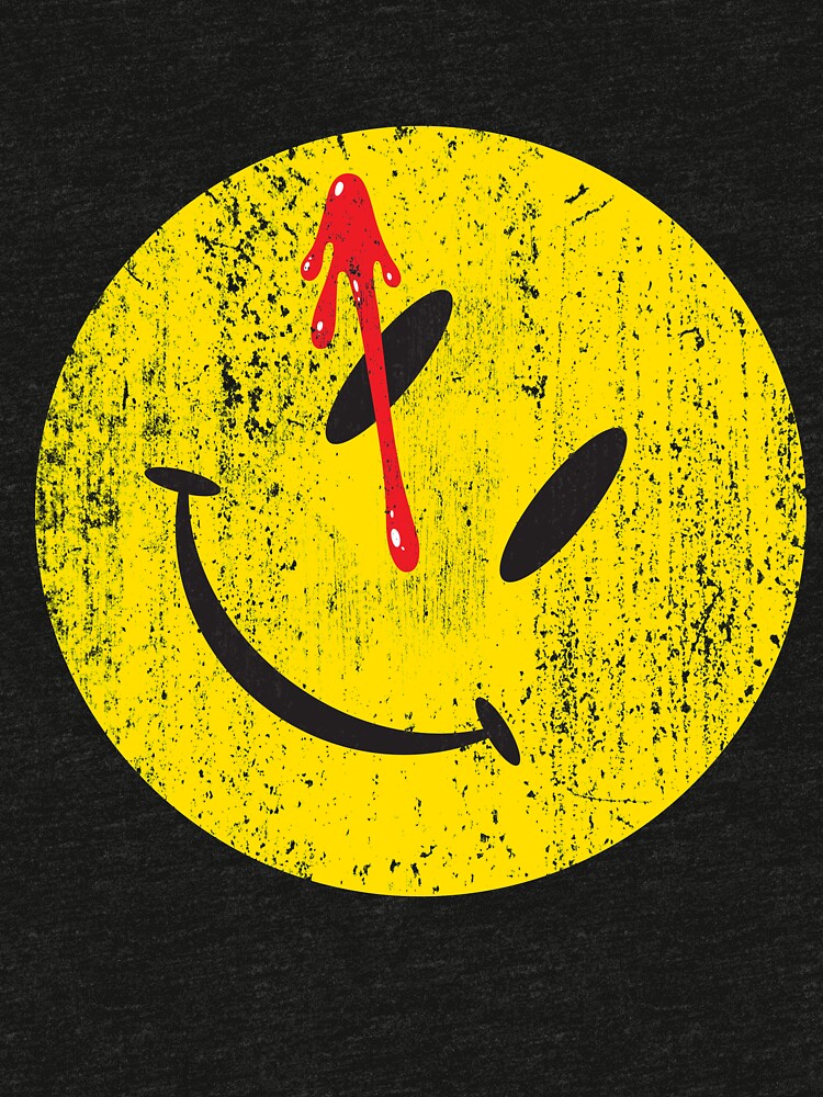 watchmen smiley t shirt