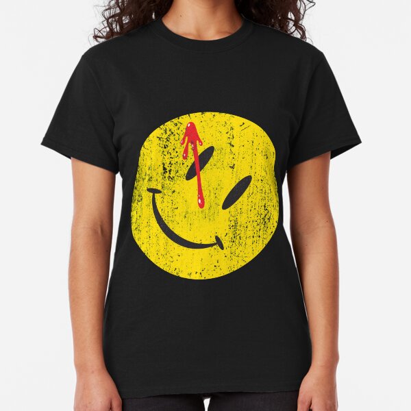 watchmen smiley t shirt