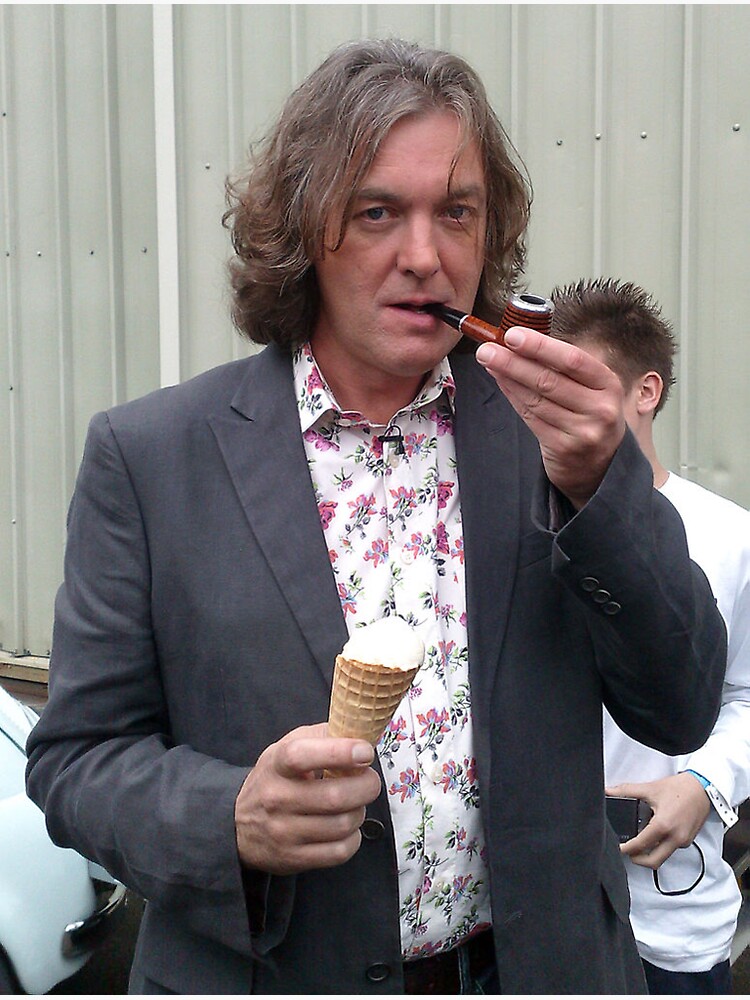 "James May with Pipe" Sticker for Sale by biggiecheese12 Redbubble