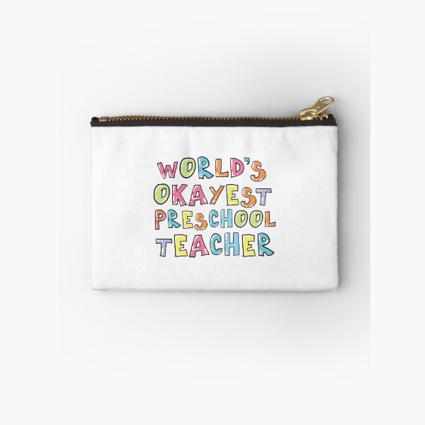Item preview, World's Okayest Preschool Teacher Gift Idea designed and sold by betternotes.