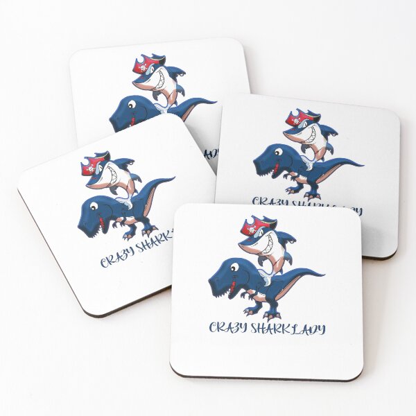 Item preview, Crazy shark lady : Just an other funny design for men and women. designed and sold by fajali master.