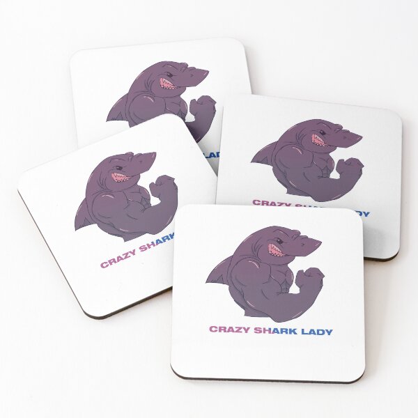 Item preview, Crazy shark lady : Just an other funny design for men and women. designed and sold by fajali master.