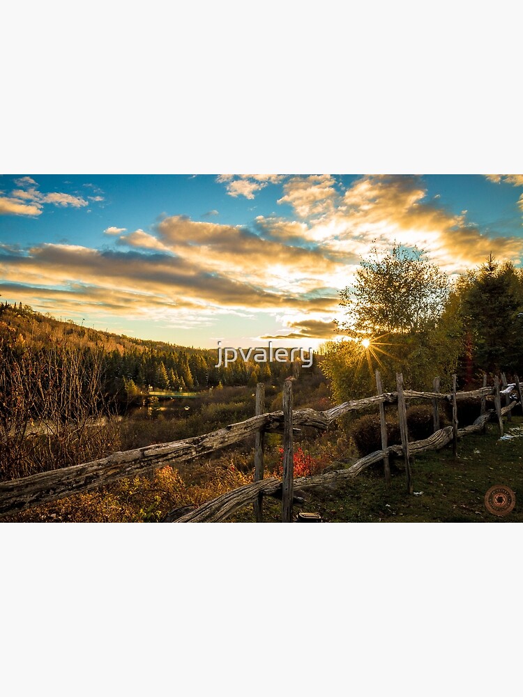 Autumn Sunset Landscape by jpvalery