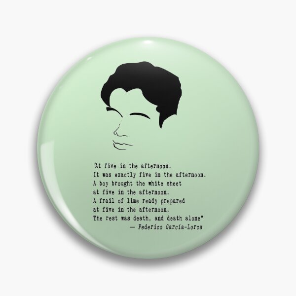 Item preview, Federico García Lorca Quote designed and sold by The Dead  Writers Circle.