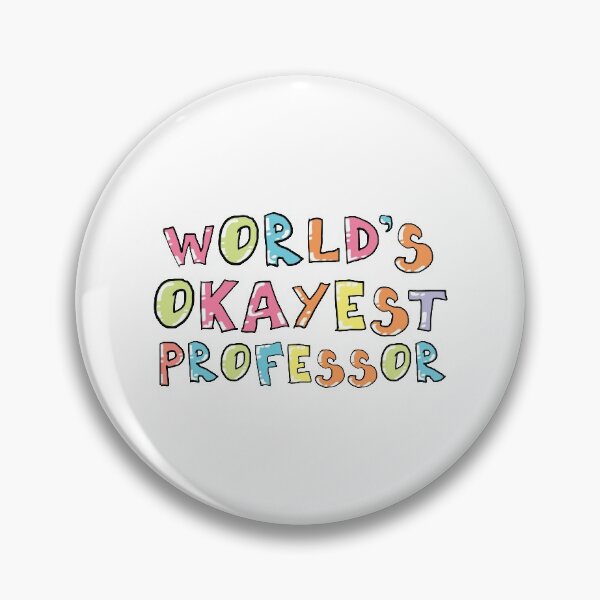 Aperçu de l'œuvre World's Okayest Professor Gift Idea créée et vendue par betternotes.