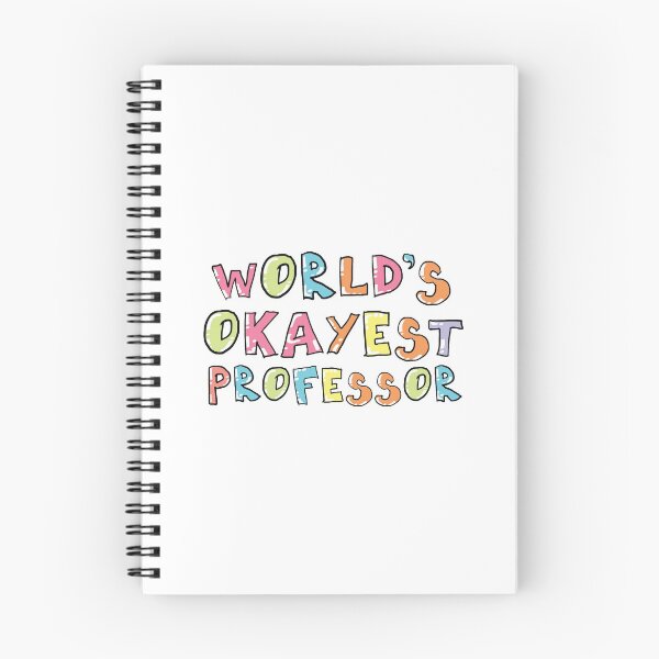 Aperçu de l'œuvre World's Okayest Professor Gift Idea créée et vendue par betternotes.