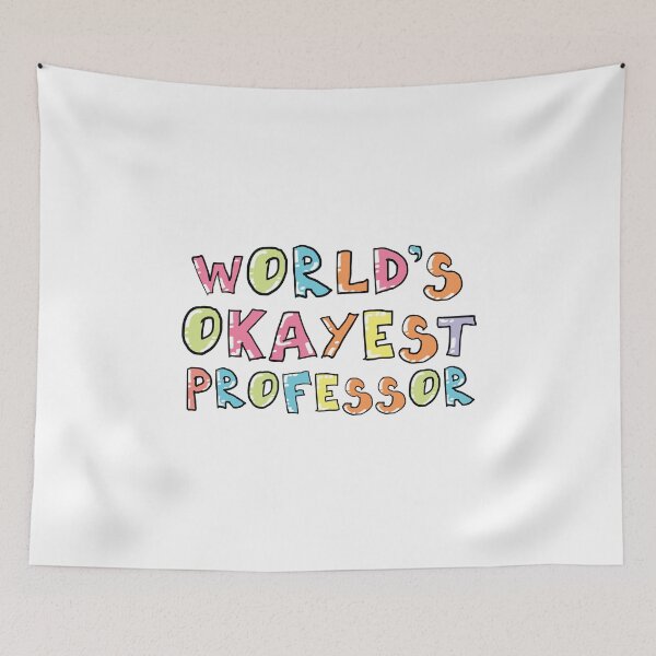Item preview, World's Okayest Professor Gift Idea designed and sold by betternotes.