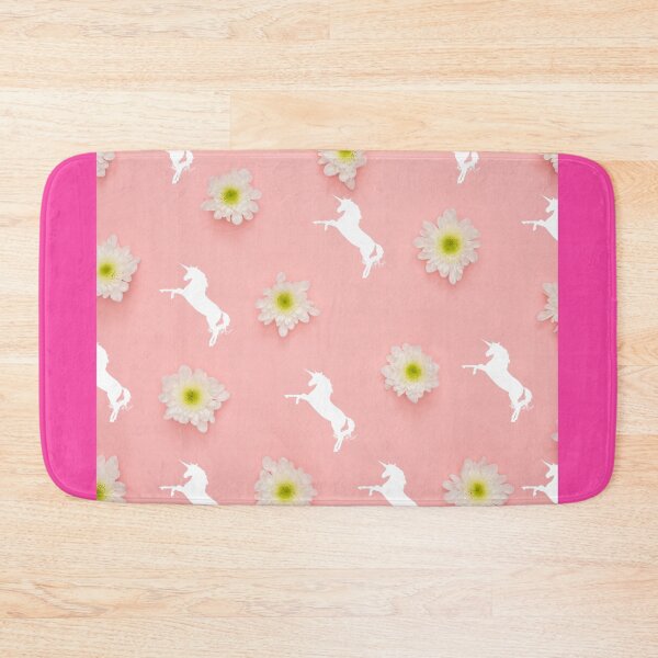 Item preview, Pink Unicorn Daisy Floral Pattern designed and sold by BrokenUnicorn.