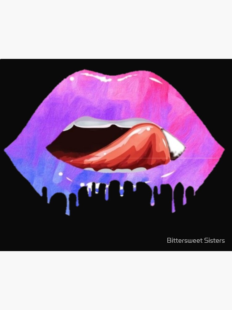 Bisexual Lips Poster For Sale By Bittersweet2020 Redbubble