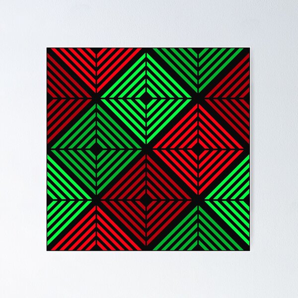 Item preview, Graham square pattern (Argyle - red and green) designed and sold by Dreag2121.