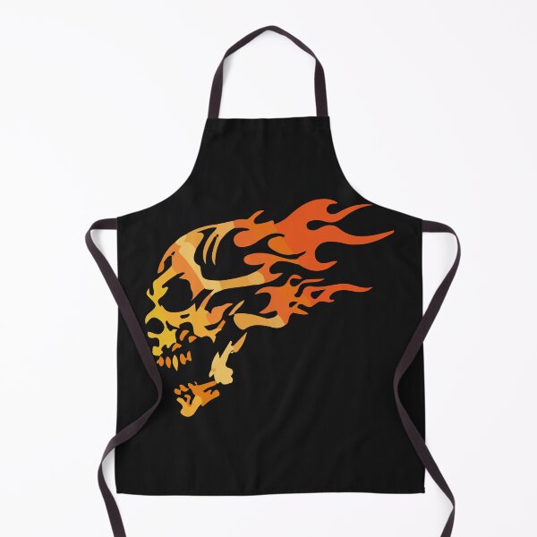 Item preview, fire skull designed and sold by ayvidemporium.