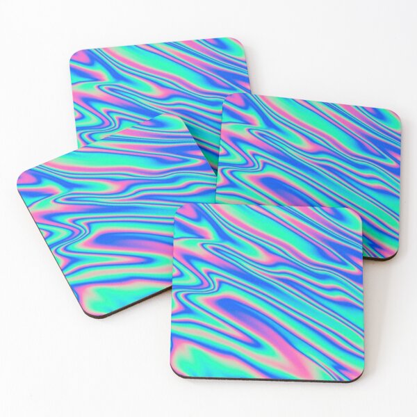 Holographic Fantasy coasters