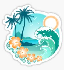 Hawaiian Island Sticker