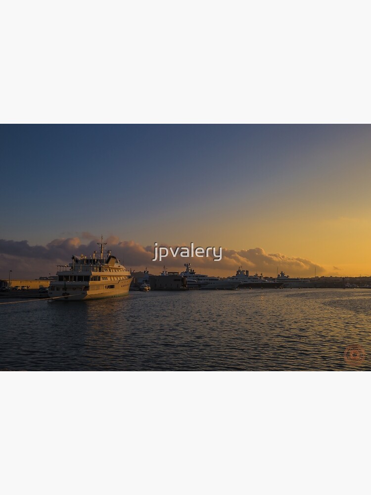 Sunset Seascape Riviera France by jpvalery