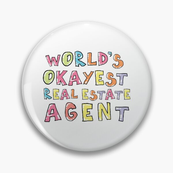 Item preview, World's Okayest Real Estate Agent Gift Idea designed and sold by betternotes.