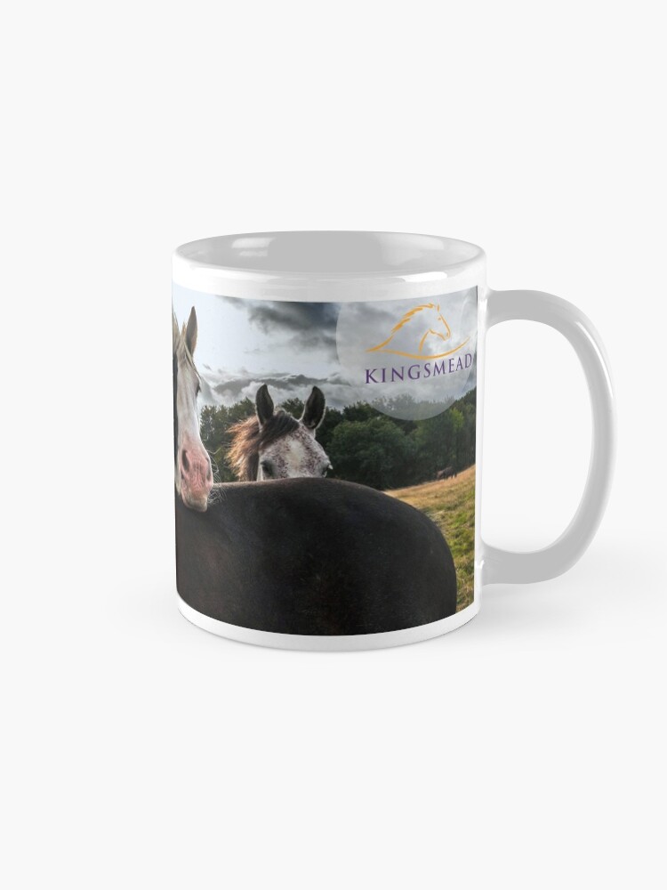 Alternate view of Kingsmead Horses Coffee Mug