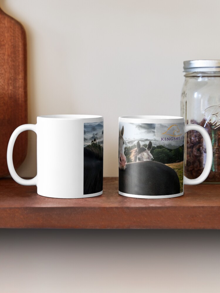 Alternate view of Kingsmead Horses Coffee Mug