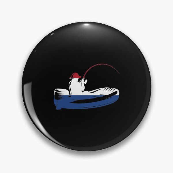 Item preview, Boat fishing tour Holland Netherlands trout fishing designed and sold by Nessshirts.