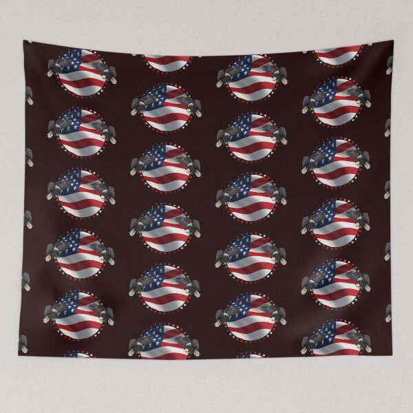 Item preview, Bald Eagle and Flag designed and sold by DnTheory.