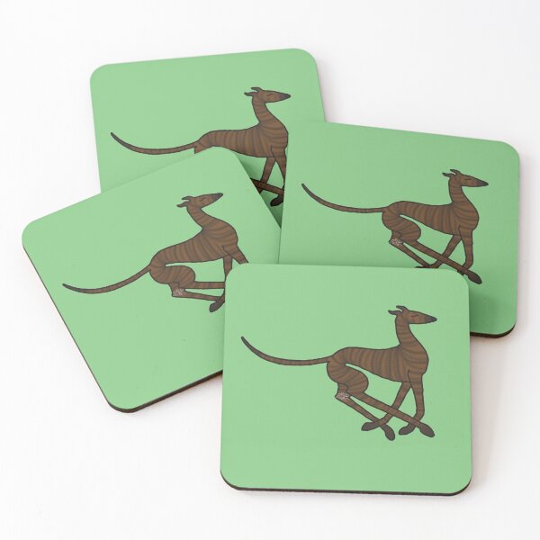 Item preview, Galloping greyhound - Dark brindle designed and sold by Noodlehorses.