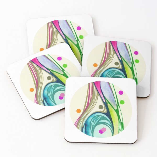 Item preview, ORIGIN JOY - Original handmade watercolor fine art circle designed and sold by Azanza.