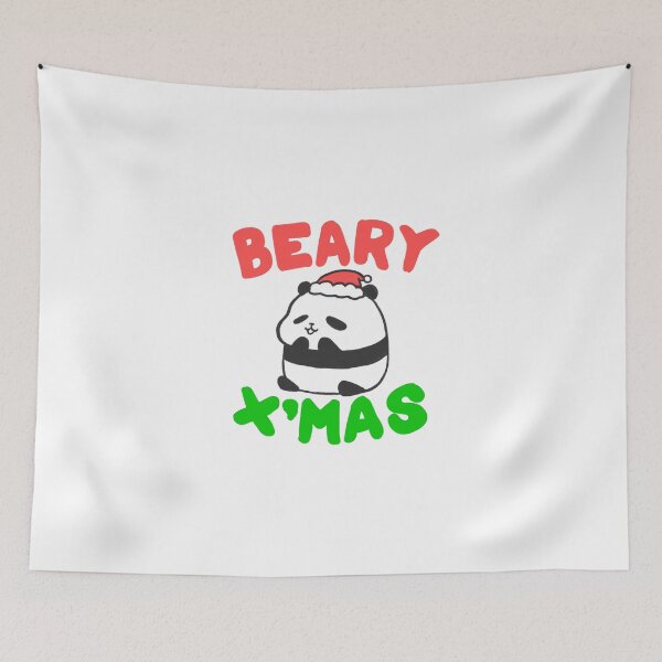 Item preview, Beary X'Mas Beary Christmas Cute Panda designed and sold by mousepotatoes.