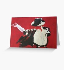 Michael Jackson Greeting Card