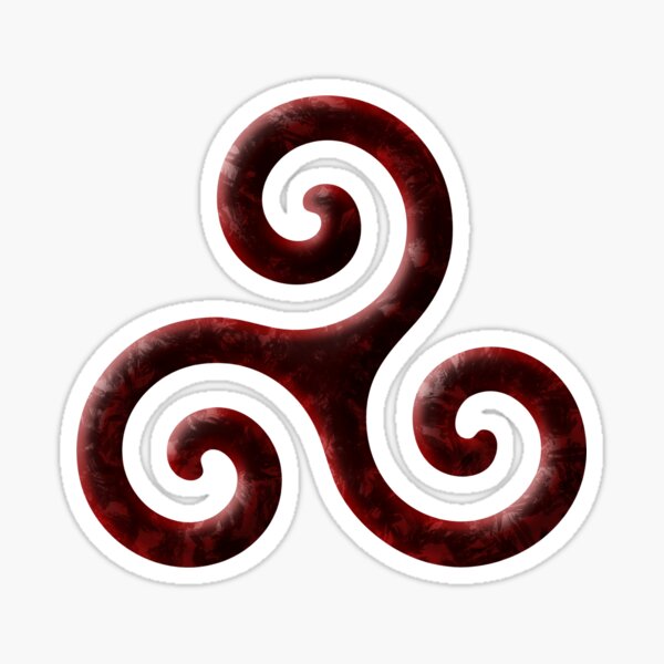 Item preview, Triskele -red designed and sold by Hondrus.