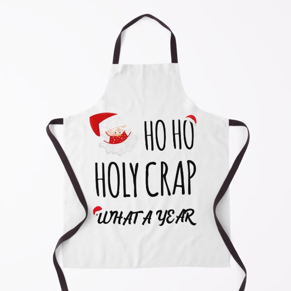 Artikelvorschau, Ho Ho Holycrap was für ein Jahr Neujahr Weihnachten lustiges Textgeschenk entworfen und verkauft von GoldenDov.