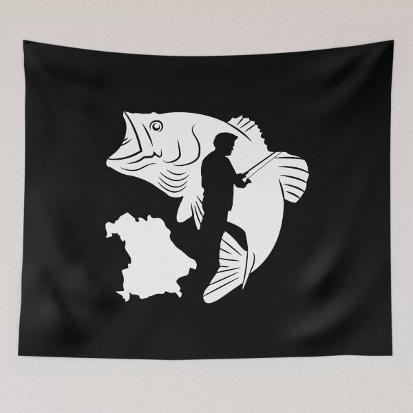 Item preview, Bavaria fishing spots gifts for men designed and sold by Nessshirts.