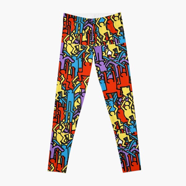 Keith haring - keith haring bailando Leggings