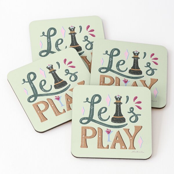 Item preview, Let's Play (Queen's Gambit) designed and sold by THEARTICSOUL.