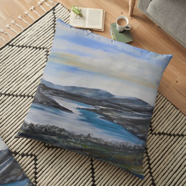 Winter in Lakeland Floor Pillow