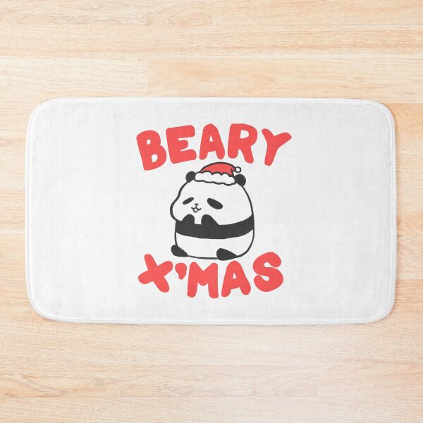 Item preview, Beary X'Mas Beary Christmas Cute Panda designed and sold by mousepotatoes.
