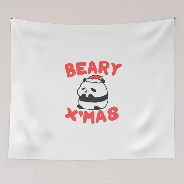 Item preview, Beary X'Mas Beary Christmas Cute Panda designed and sold by mousepotatoes.