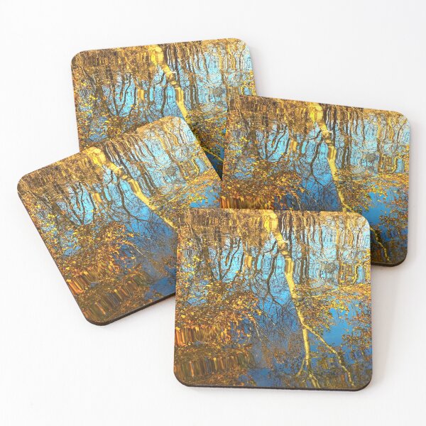 Item preview, Reflections of trees in the river designed and sold by MrRainbowArt.